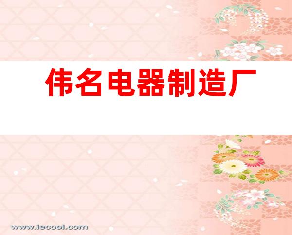伟名电器制造厂